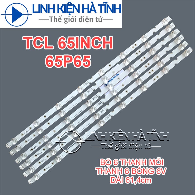 TCL 65P65 - Bộ led nền cho Tivi TCL 65P65 65D6 65HR330M08A1 và các dòng tương tự - L001